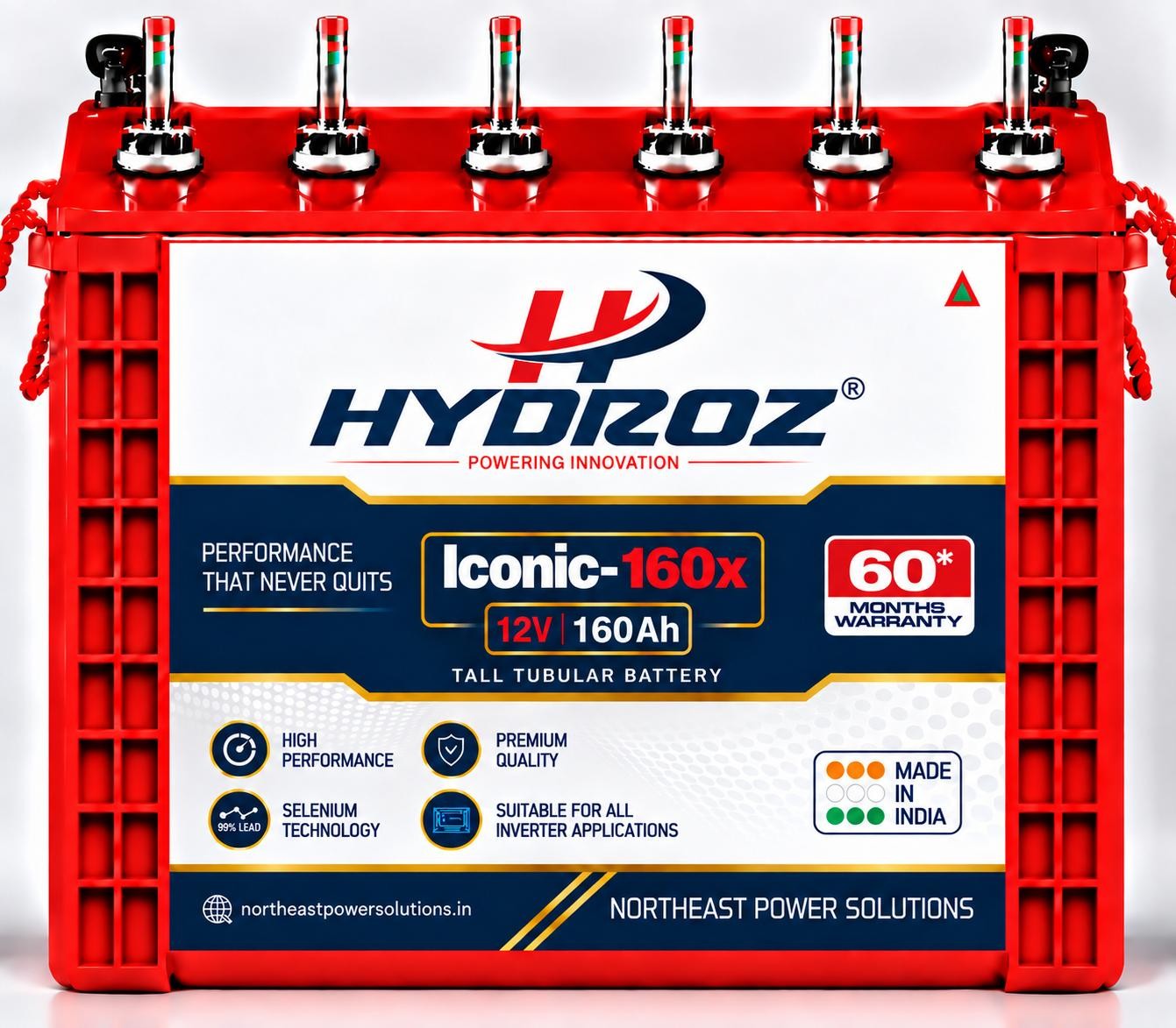 HYDROZ Iconic-160x Tall Tubular Battery