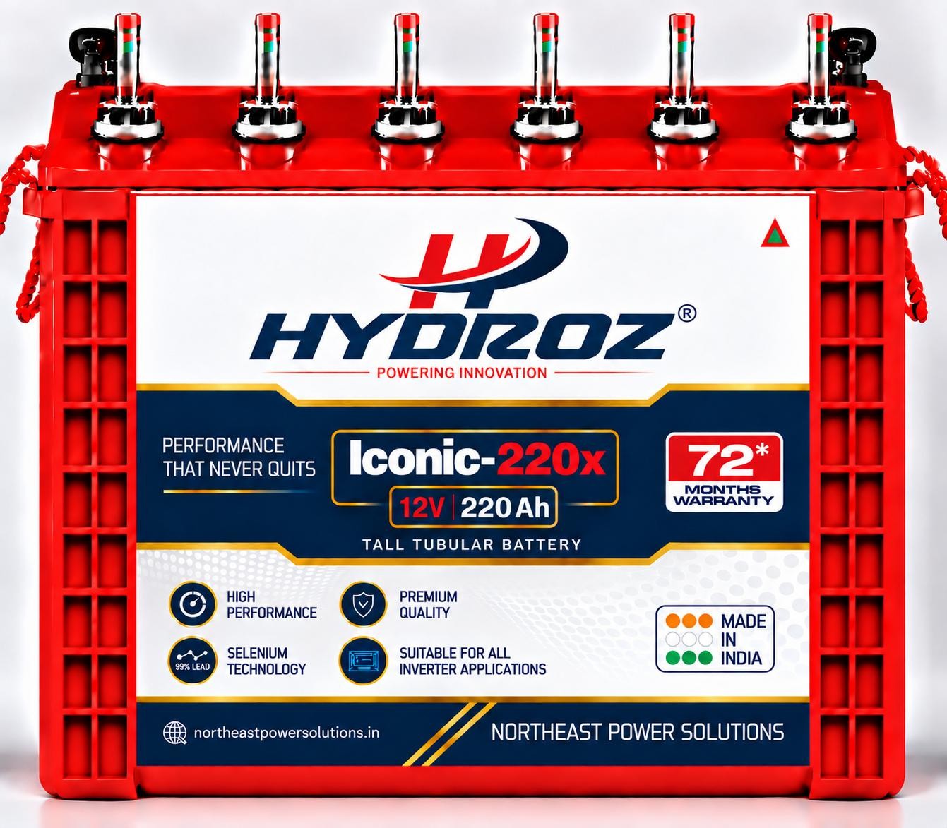 HYDROZ Iconic-220x Tall Tubular Battery