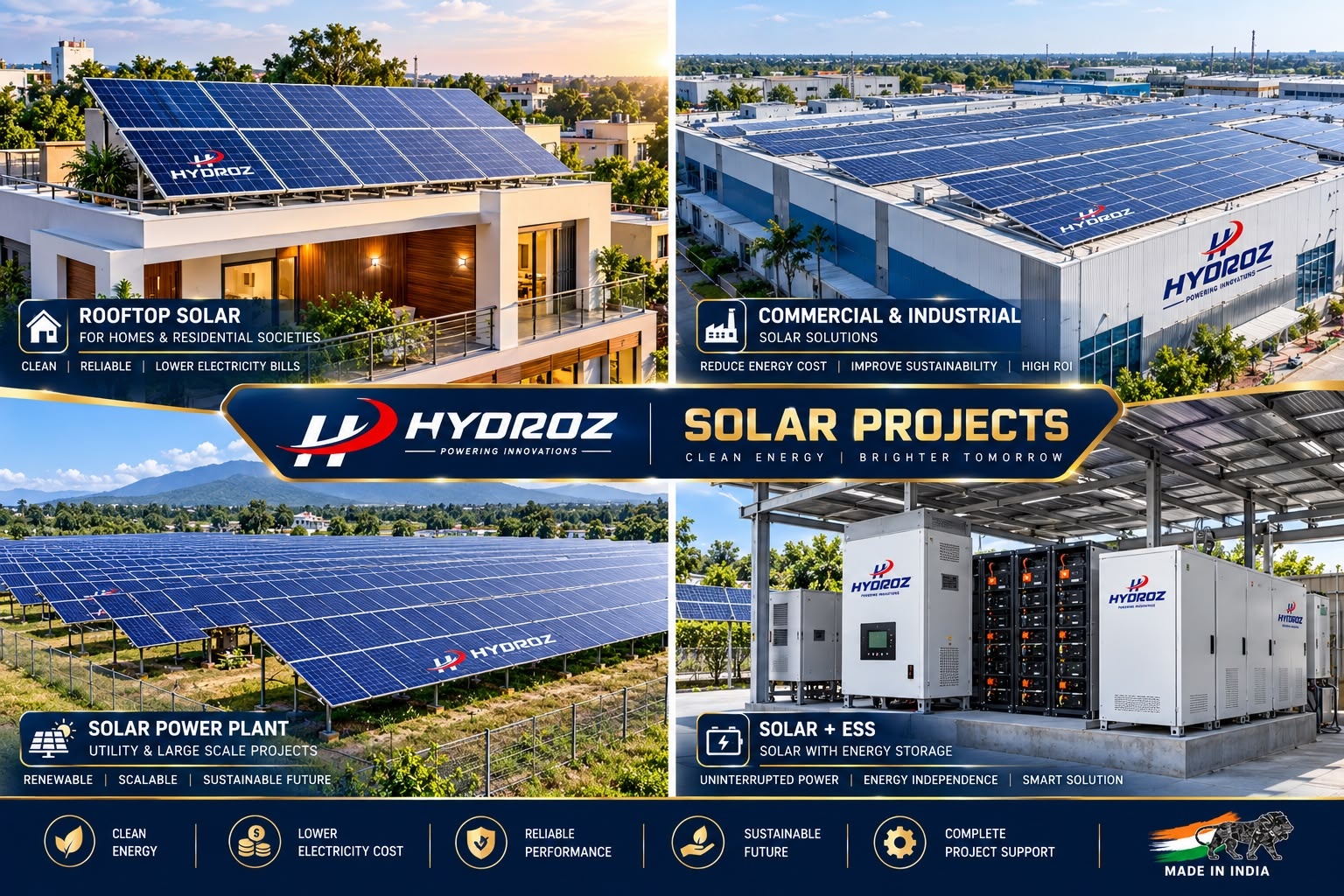 HYDROZ Solar Projects